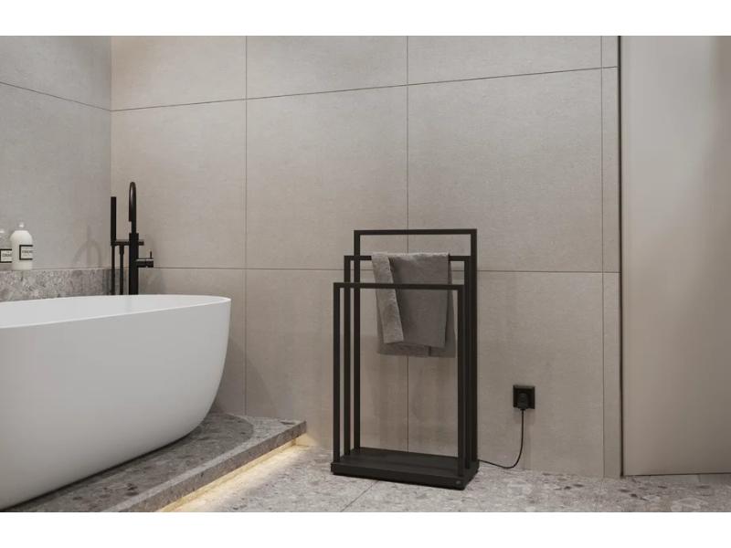 elektrický sušák MOBILO ELECTRO 2, 500x900x250 mm, C31 black mat, příkon 105 W