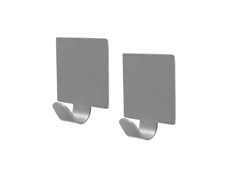 SQUARE - nástěnný věšák na nalepení 3M (2 ks)