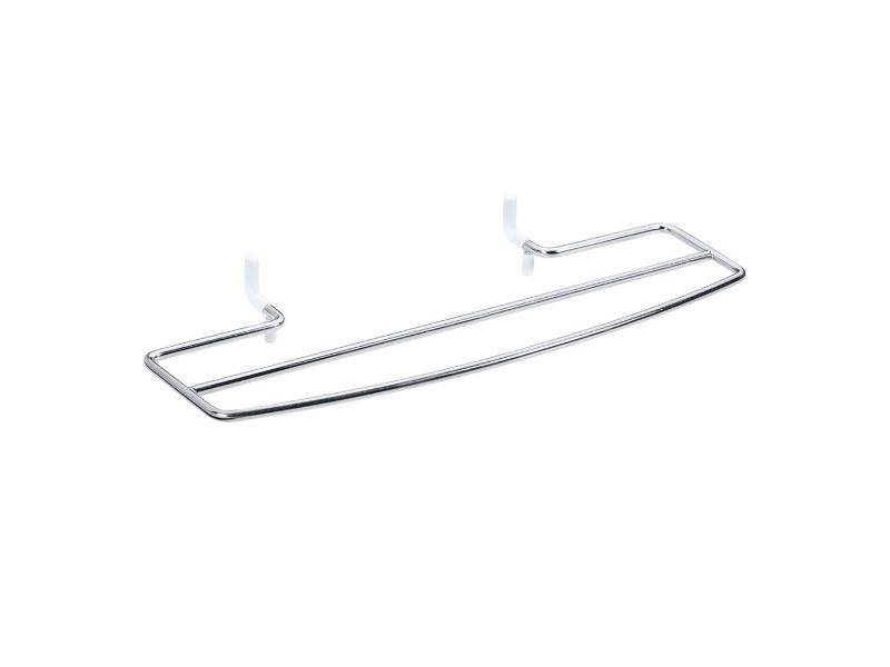 Držák ručníků na otopné těleso, 600 × 80 × 220 mm, chrom