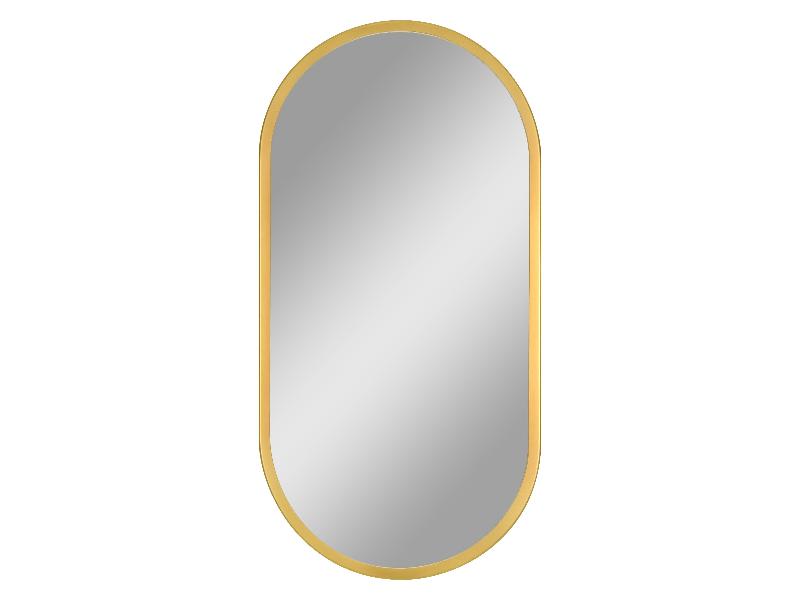 LEBUS GOLD - zrcadlo bez osvětlení 500x1000X25 mm, rám - plast (zlatá barva)