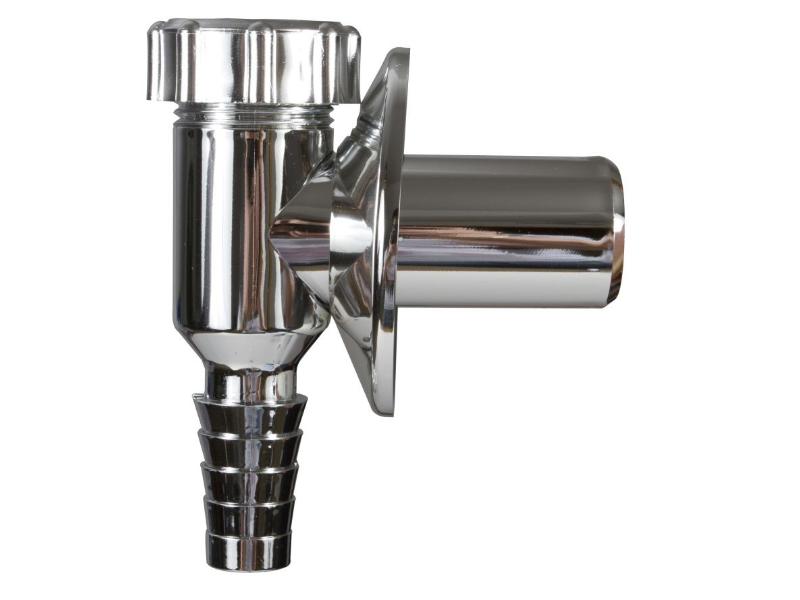 STY-529-K sifon pračkový předstěnový - chrom