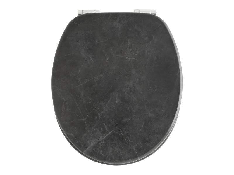 wc sedátko Arona, MDF, soft-close, černý mramor