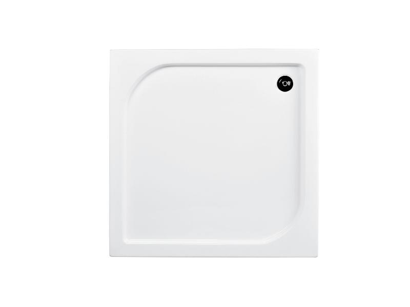 OSKAR - čtvercová sprchová vanička akrylátová 80x80x16 cm, včetně nožiček
