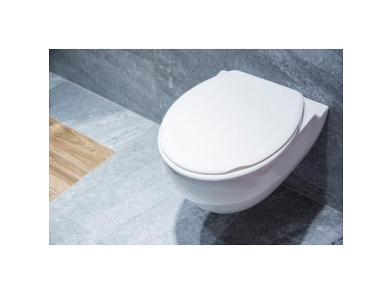wc sedátko Rumba, polypropylén, bílá barva