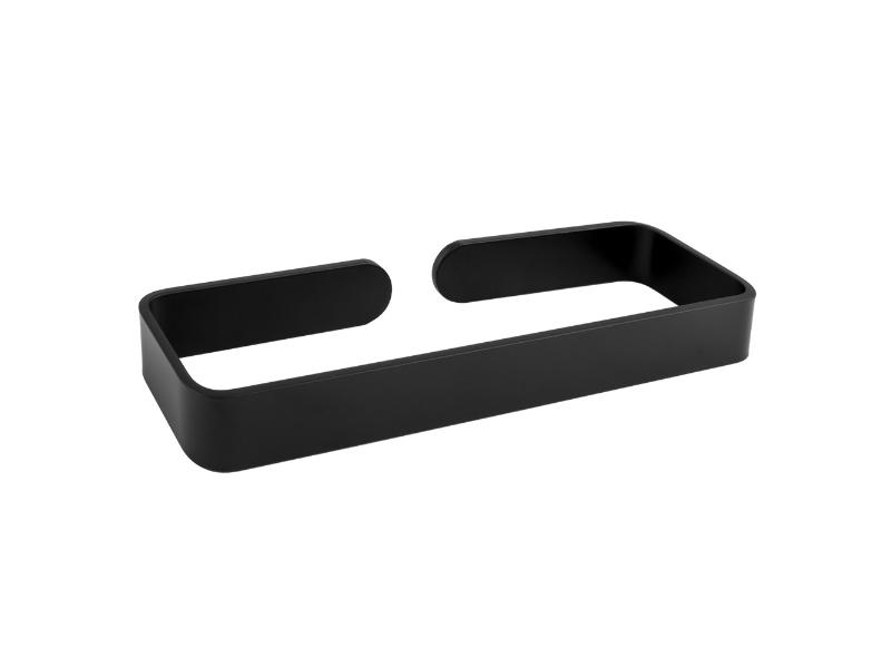 nástěnný věšák na nalepení 3M, 25,3x7,3x3 cm , černá barva