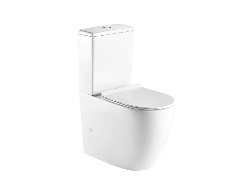 ARCO wc kombi rimless + FLAT sedátko soft-close, oválné, 63x36x86 cm