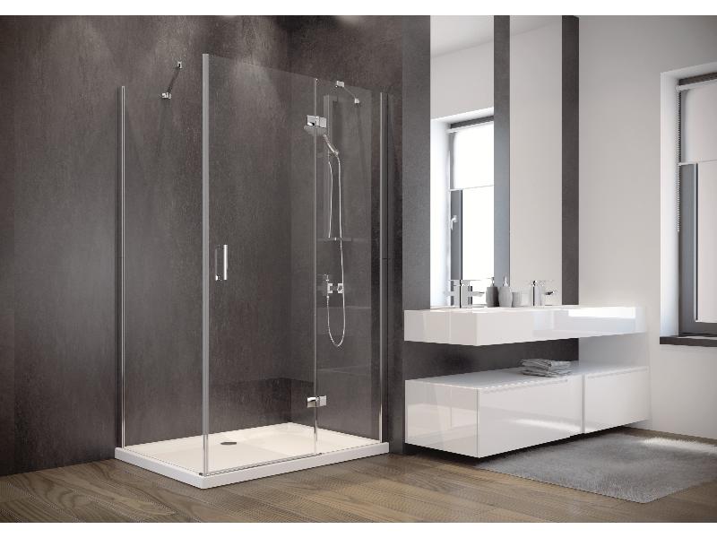 VIVA 195O, obdélník, 120 × 90 × 195 cm, pravé provedení (chrom, čiré)