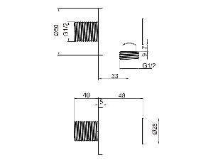 22144-kulaty-vyvod-ze-zdi-pro-rucni-sprchu-kulaty