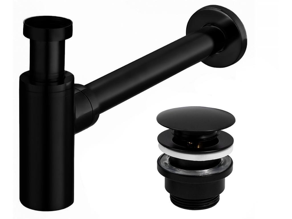 23924-umyvadlovy-kovovy-sifon-s-clickclack-zatkou-univerzalni-cerna