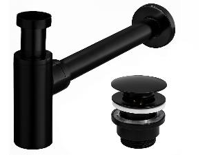 23924-umyvadlovy-kovovy-sifon-s-clickclack-zatkou-univerzalni-cerna