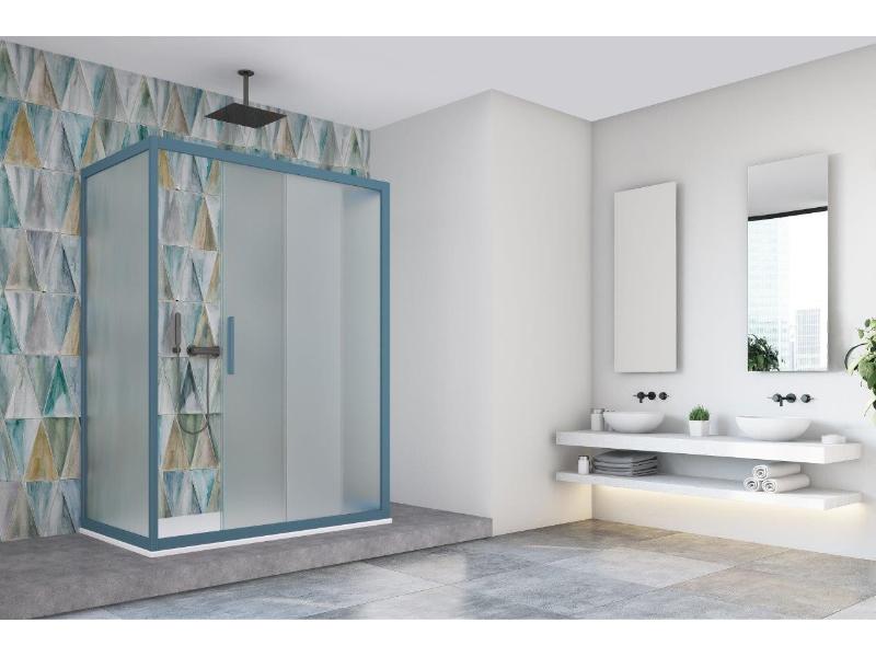 BE.COLORS N1FS, 90-100x200 cm, (... barva rámu, ... druh skla)