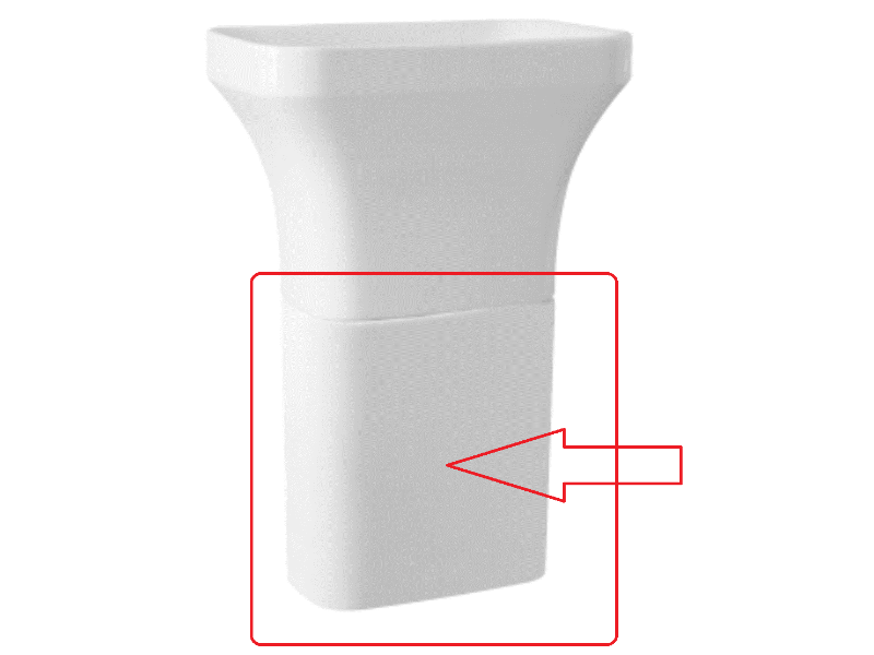 sloup k umyvadlu volně stojícímu TULIP