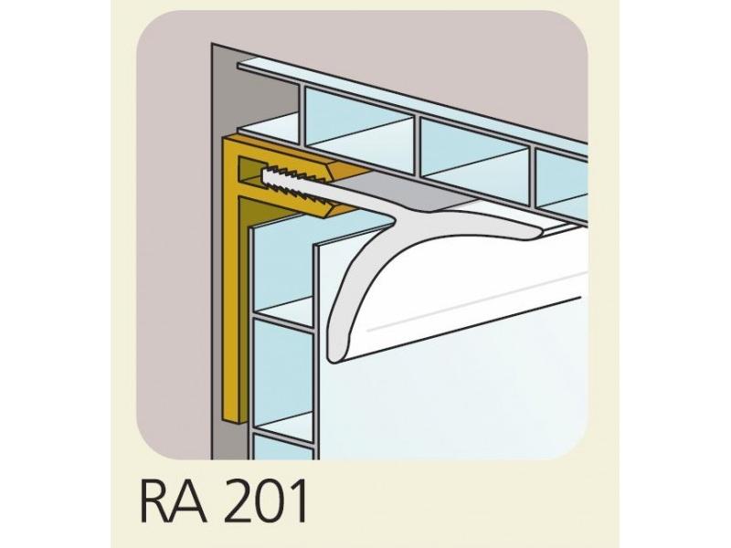 vnitřní kulatý rohový profil RA201 - bílá