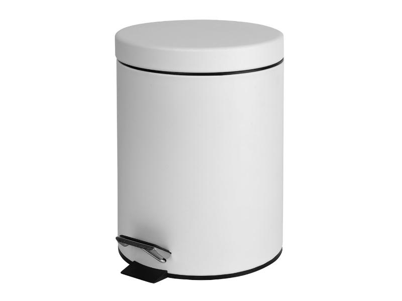 odpadkový koš „Soft Close“, 5l, 205×280×205 mm, barva bílá