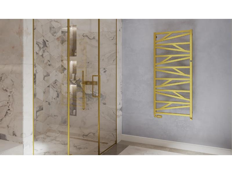 radiátor TRICK 530 x 1847 mm, C84 gold old, středové připojení 50 mm