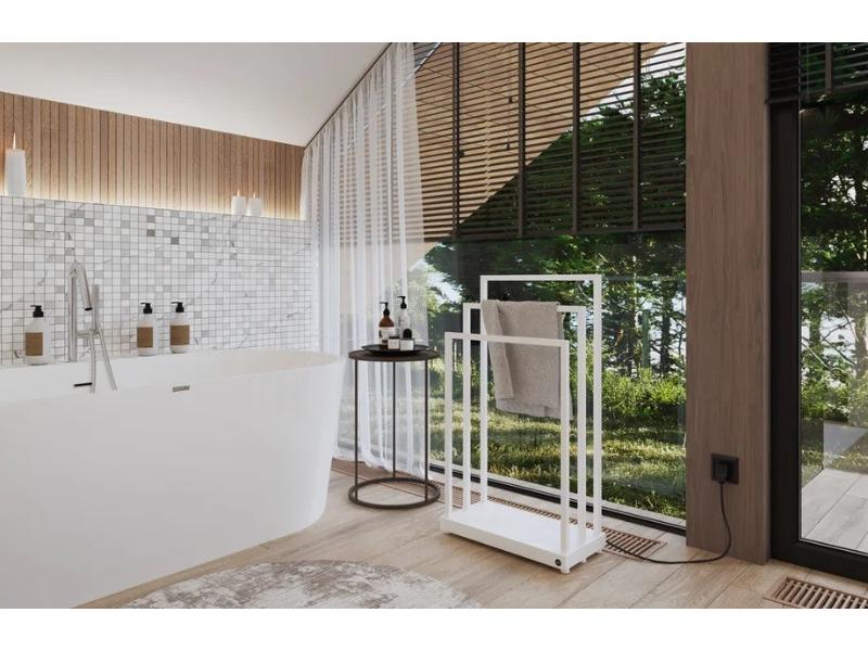 elektrický sušák MOBILO ELECTRO 2, 500x900x250 mm, C34 white mat, příkon 105 W