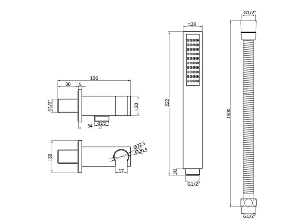 22143-hranaty-vyvod-ze-zdi-pro-rucni-sprchu-black-s-prislusenstvim