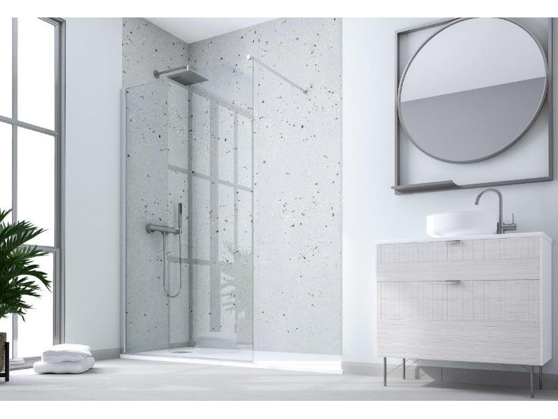 DECO W1 (WALK-IN), 138,5 - 140 × 200 cm, (... barva rámu, ... druh skla)