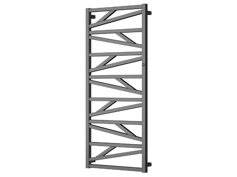 radiátor TRICK 430 x 1187 mm, C16 anthracite old, středové připojení 50 mm