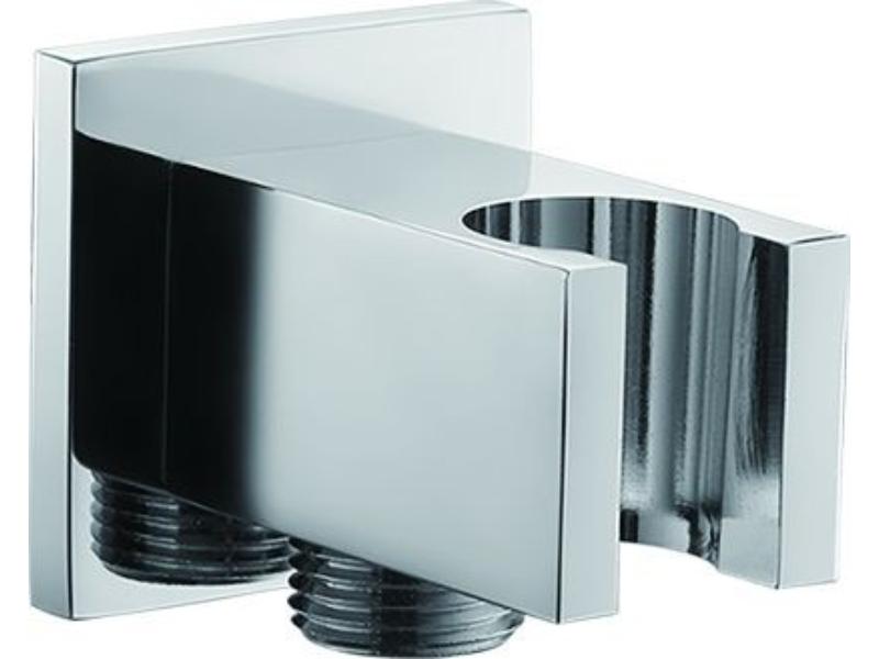 držák ruční sprchy, hranatý, s vývodem na ruční sprchu