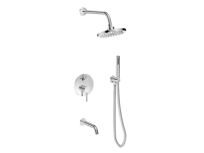 Podomítkový sprchový set VEO, chrom
