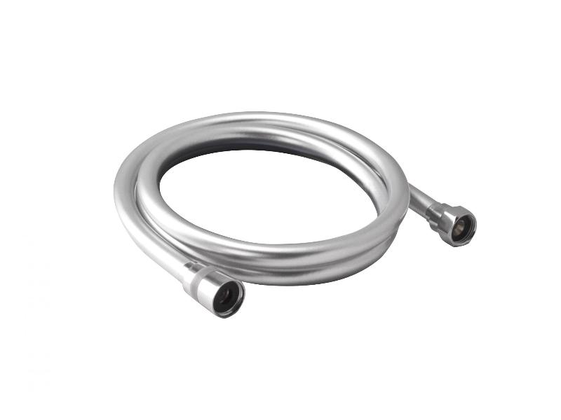 sprchová hadice PVC, hladký povrch 360°, 150 cm, 600055, stříbrná barva