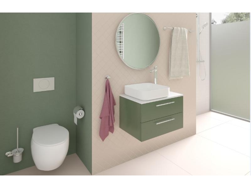 ESTE, wc štětka, 670114, chrom