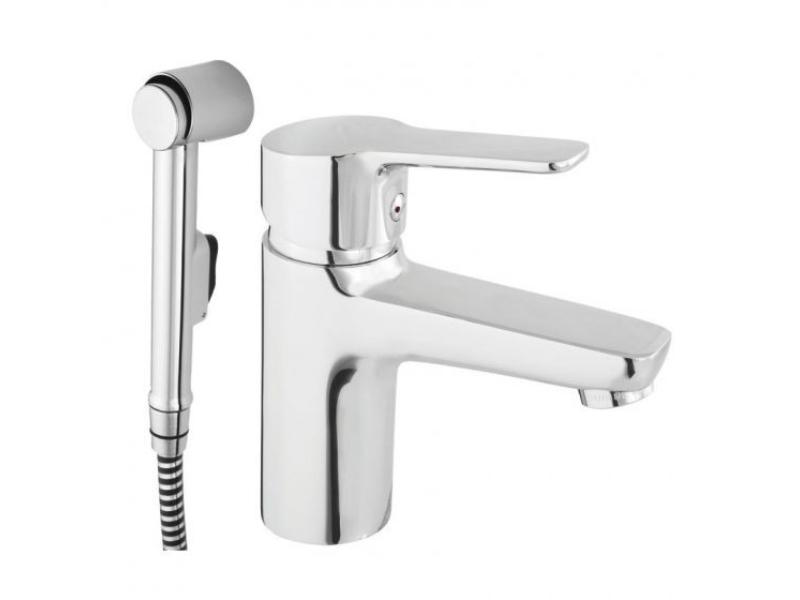 baterie UNO-17 umyvadlová stojánková s bidetovou sprškou, chrom