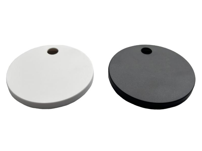 krytka na panty, kulatá - jen pro WC sedátka FLAT, černá matná