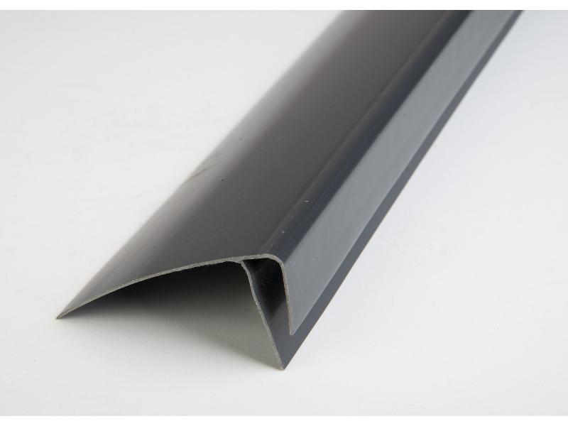 ukončovací F profil - grafit