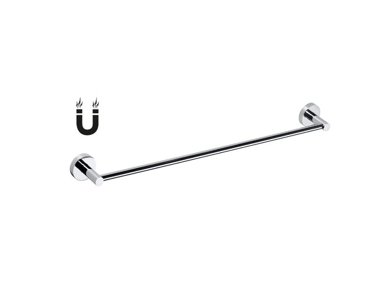 Držák ručníků magnetický, 550 × 54 × 63 mm, chrom