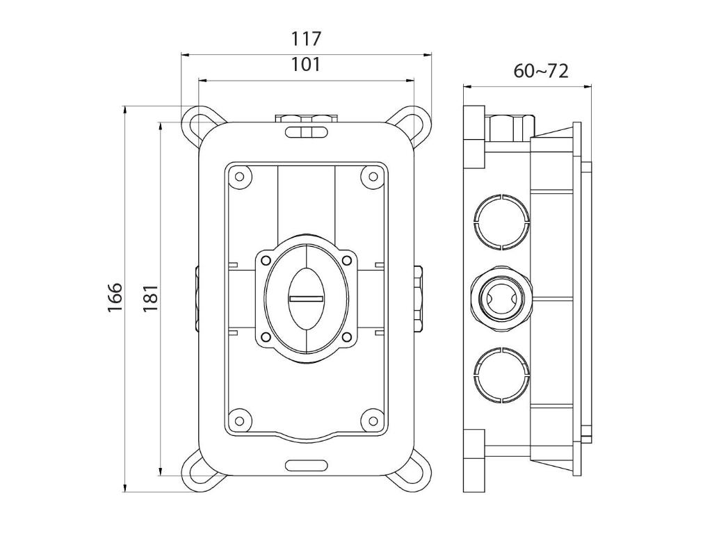 5109-box-kubo-1f-box-pro-podomitkovou-baterii-bez-prepinace-vyprodej