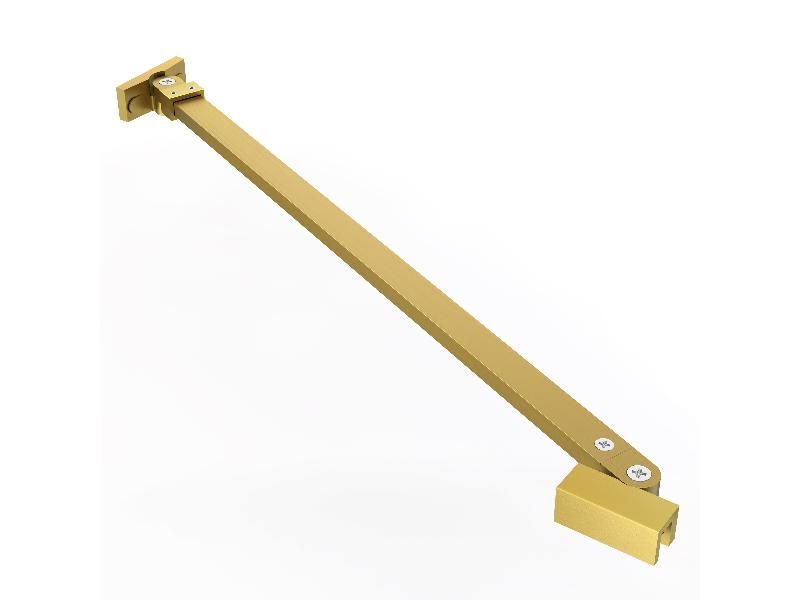 LAGOS GOLD NEW rohová rozpěrná tyč, max. délka 120 cm, broušená zlatá