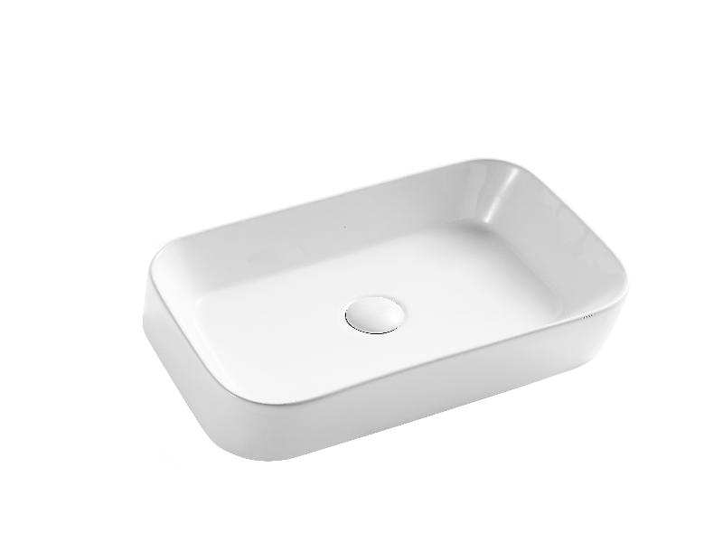 OBLIQUE, keramické umyvadlo 55x39x12 cm