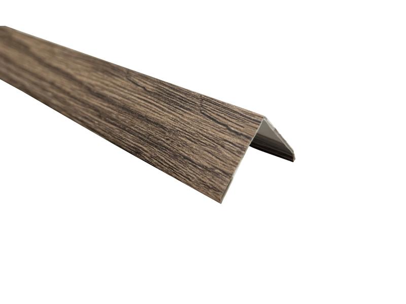 dokončovací flexi roh k obkladu LOME - dub kaňon tmavý - 0,2x4,4x270 cm