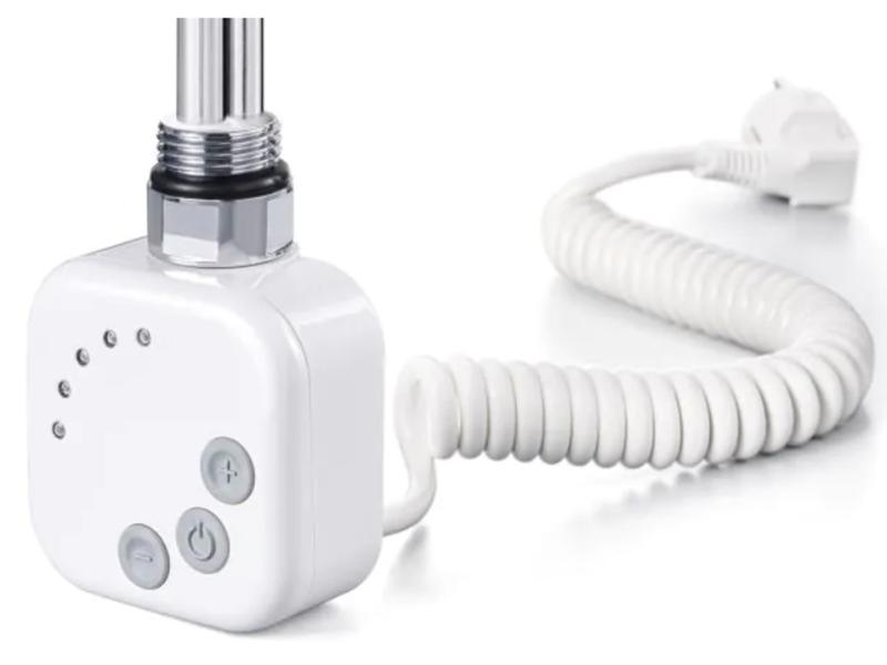 BURGH2 - elektrická topná tyč, 600W, bílá barva, kroucený kabel