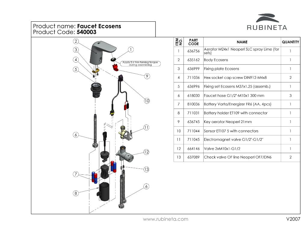 10054-senzorova-umyvadlova-baterie-ecosens-na-baterie