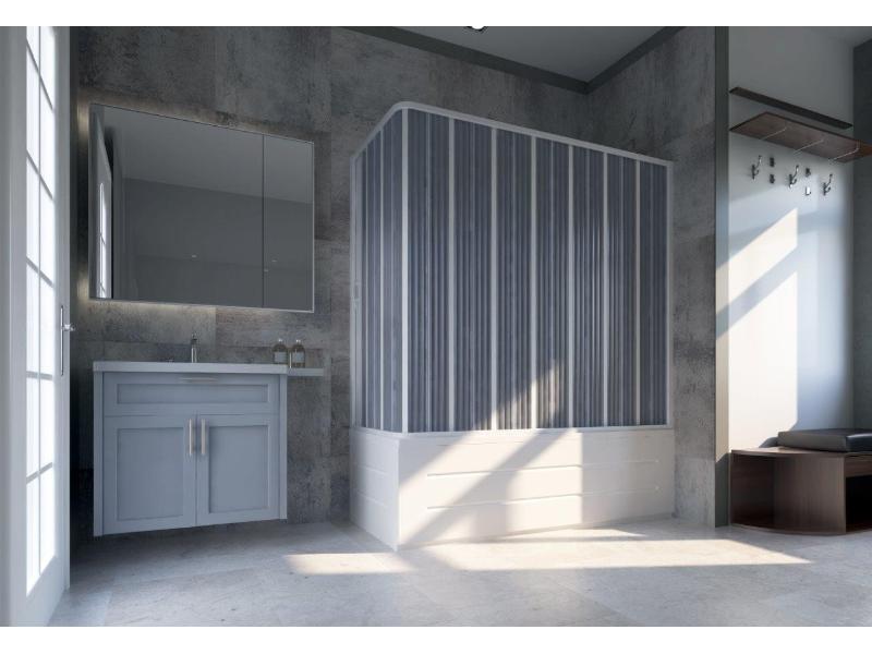 FLEX - VASCA VENERE NEW, vanová zástěna, 70x170x150 cm, zavírání na stranu