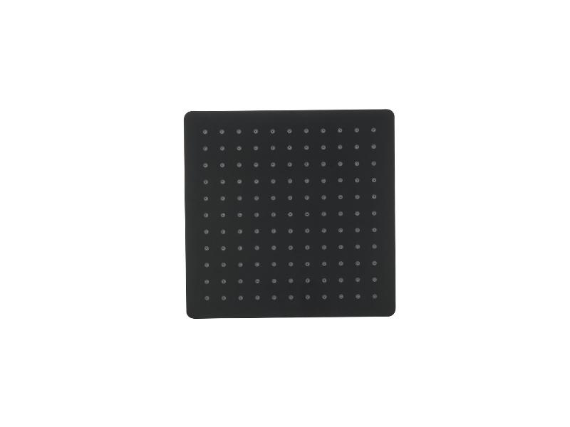 Hlavová sprcha SLIM, hranatá, UNI S, 300x300 mm, černá barva