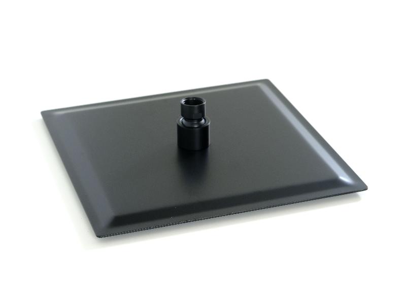 Hlavová sprcha SLIM, 250x250 mm, černá barva
