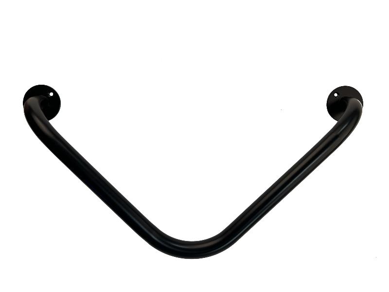 madlo pravoúhlé 90° 30x30 cm - černá barva