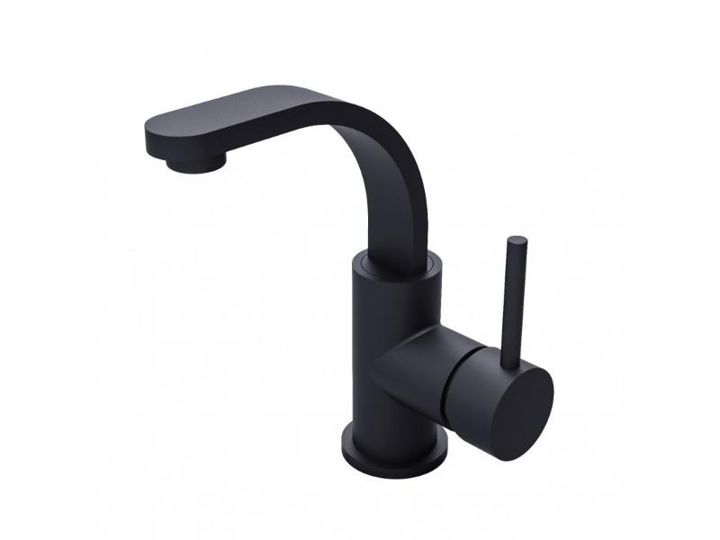 Stojánková umyvadlová baterie DECCO II, černá barva (výška 197 mm)