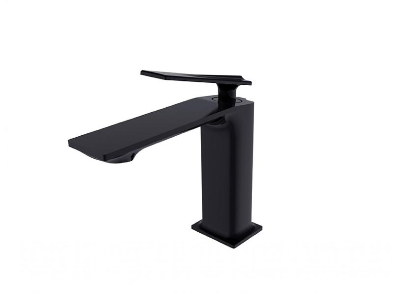 Stojánková umyvadlová baterie, ASPIRA II, černá barva (výška 177 mm)