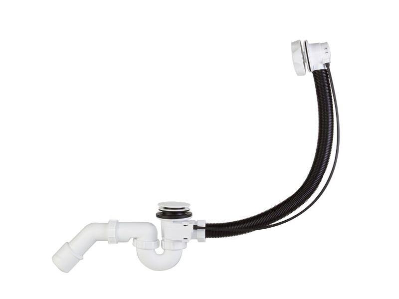 STY-536-A-F sifon vanový automat komplet - bílý