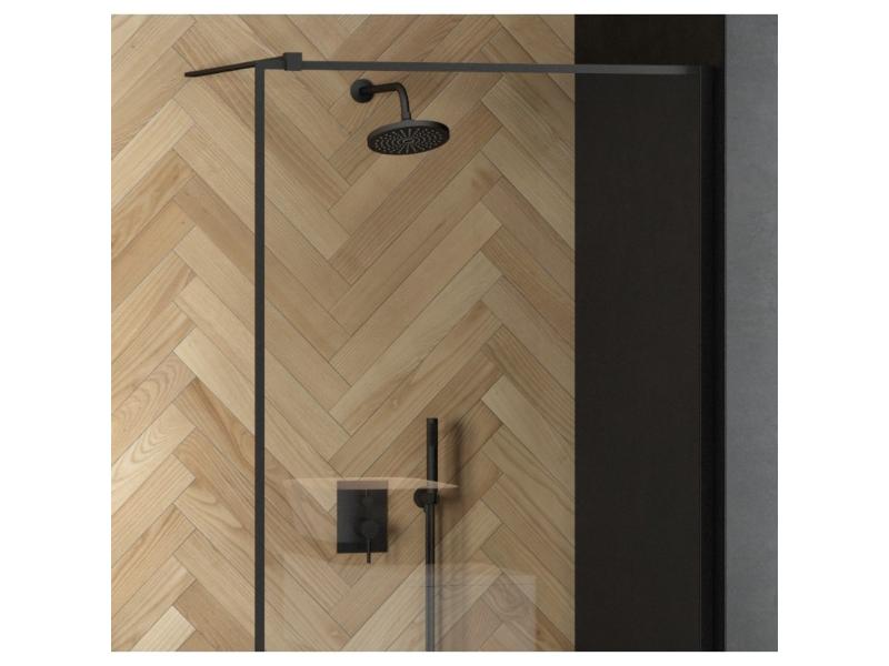 Podomítkový sprchový set SLIM, DECCO / ILLUSION II / VEO, černá barva