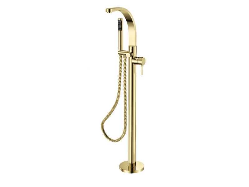 Stojánková vanová baterie DECCO III, zlatá lesklá barva (výška 1005 mm), EASY BOX