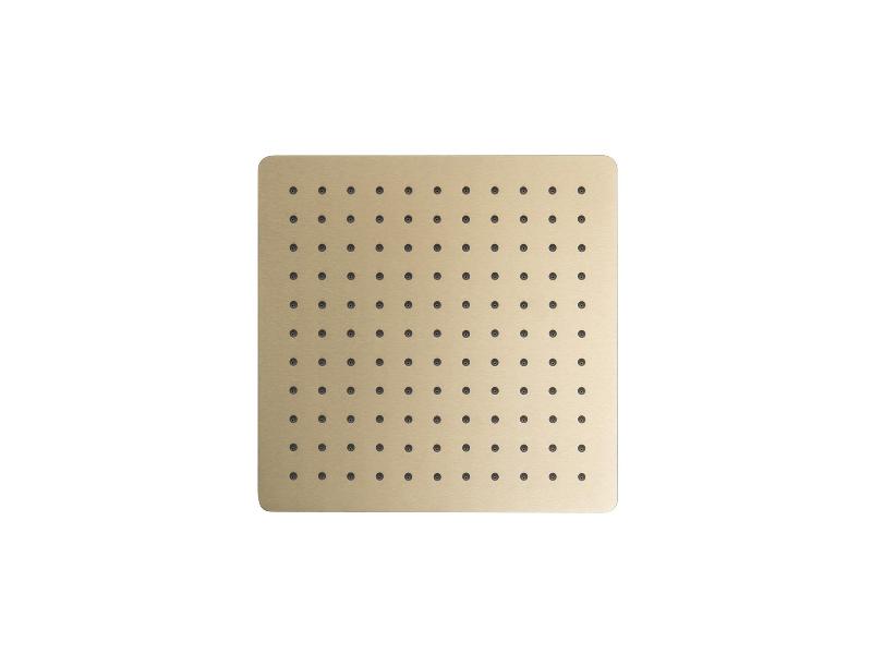 Hlavová sprcha SLIM, hranatá, UNI S, 300x300 mm, zlatá barva