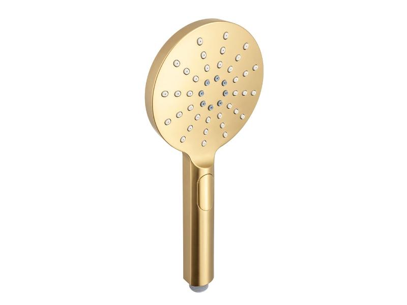 ruční sprcha - 3-polohová, zlatá matná