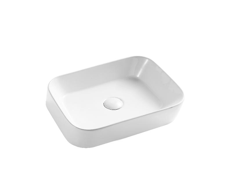 OBLIQUE, keramické umyvadlo 45x39x12 cm