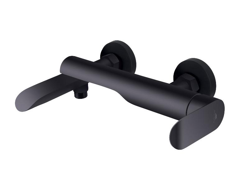 baterie Ultra U-10 NEW BLACK vanová nástěnná, černá barva (bez příslušenství)